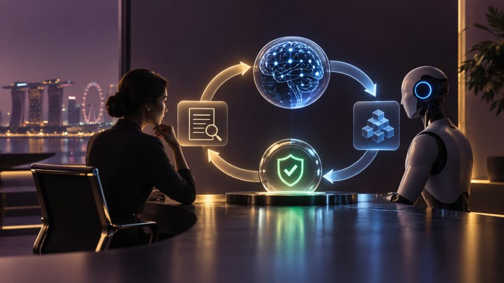 Human oversight loop for safe and accountable AI security decisions