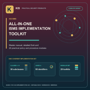 KIS ISMS All-in-One Implementation Toolkit: Complete 20-Module Package