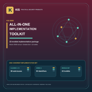 KIS ISMS All-in-One Implementation Toolkit: Complete 22-Module Package