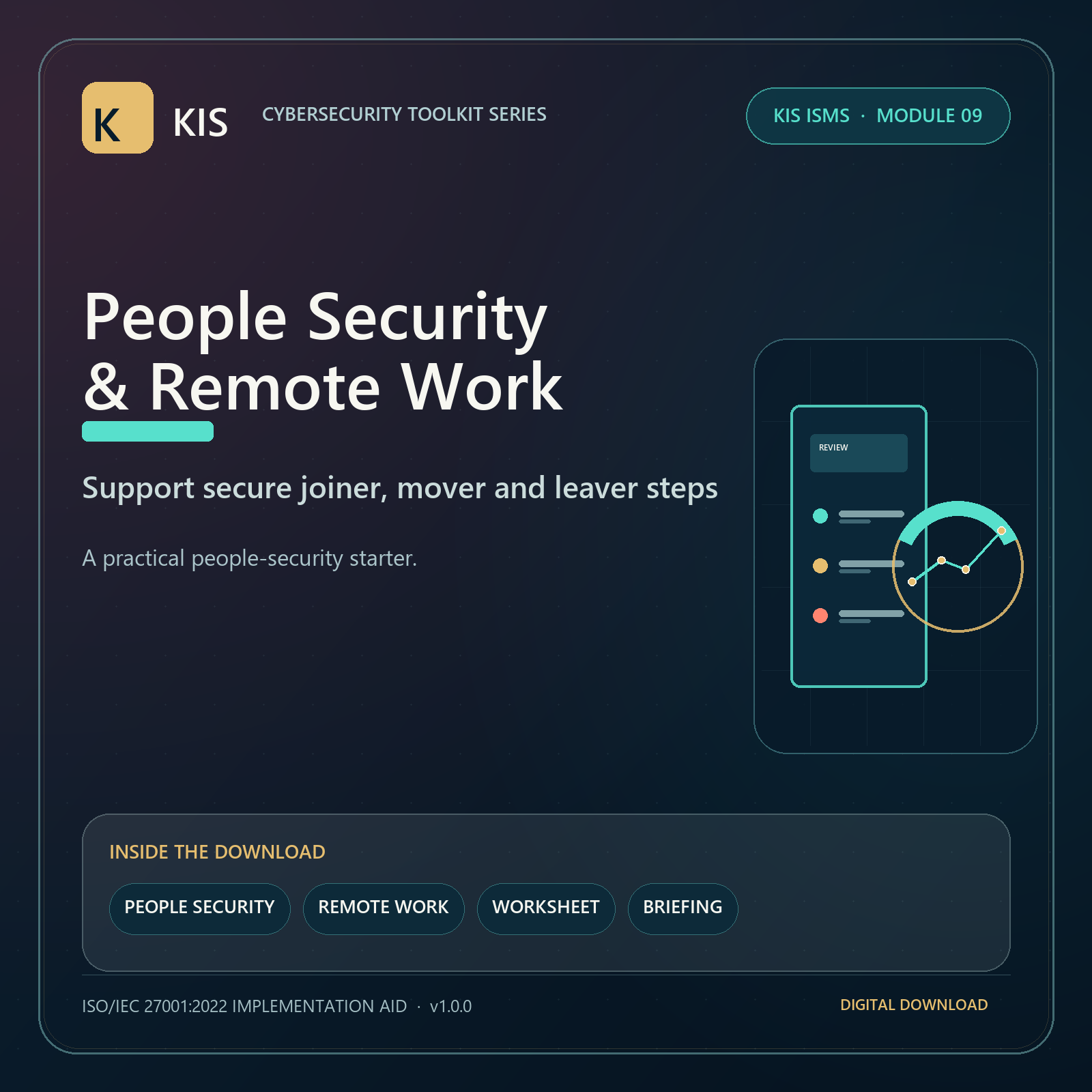 ISMS Module 09: People Security and Remote Work Toolkit