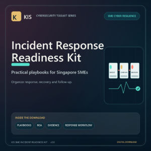 KIS SME Incident Readiness Kit v2.0 premium cover